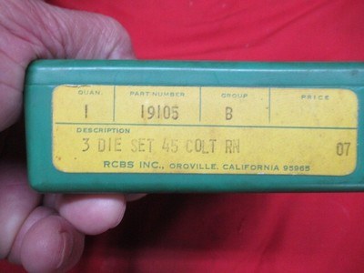 RCBS 3 Die Set 45 Colt - Image 3 of 3