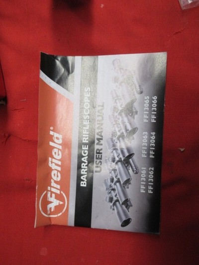 Firefield Barrage 2.5-10X40 Rifle Scope with Red Laser - Image 5 of 9