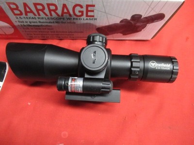 Firefield Barrage 2.5-10X40 Rifle Scope with Red Laser - Image 3 of 9