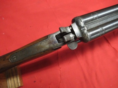Spanish Made 410 SXS Side Lock Hammer Shotgun - Image 8 of 22