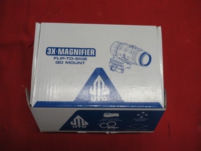 Leapers 3X Magnifier Flip to side QD Mount with Box & Manual - Image 2 of 5
