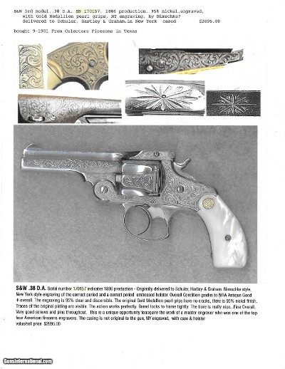Smith & Wesson, Model #, 38 Cal.