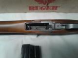 Ruger Mini-14 Ranch carbine stainless barrel wood stock with flash protector & barrel guard - 11 of 14