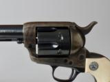 First Generation Colt SAA with carved Steerhead ivory grips - 3 of 14