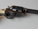 First Generation Colt SAA with carved Steerhead ivory grips - 5 of 14