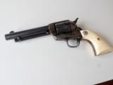 First Generation Colt SAA with carved Steerhead ivory grips - 7 of 14
