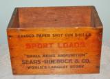 Sears wooden shotshell box - 3 of 4