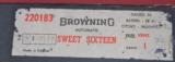 Belgian Browning Sweet 16 NIB - 8 of 9
