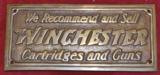 Winchester brass dealer's plaque - 1 of 2