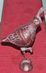 Cast Iron Gambel's Quail Doorstop - 2 of 2