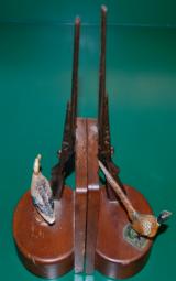 Pheasant,Duck,and Shotgun bookends - 1 of 2