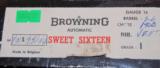 Belgian Browning Sweet 16 NIB - 7 of 9