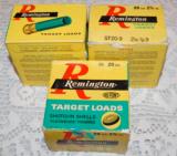 Three boxes of Remington 20ga.paper target loads. - 1 of 1