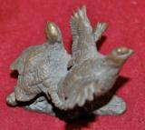 Bronze Flushing Quail paperweight - 3 of 4