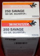 Winchester 250-3000 Savage 100 grain - 1 of 2