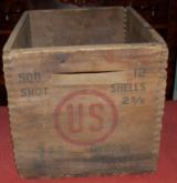 Antique US Cartridge Co.Wooden Shotshell Box - 3 of 4