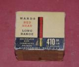 Full box of Wards Redhead Paper 3" 410 shotshells - 2 of 4