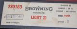 Belgian Browning 20ga. Light 20 NIB - 6 of 8