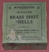 Unopened Box Winchester 12ga Brass Shotshells - 1 of 6