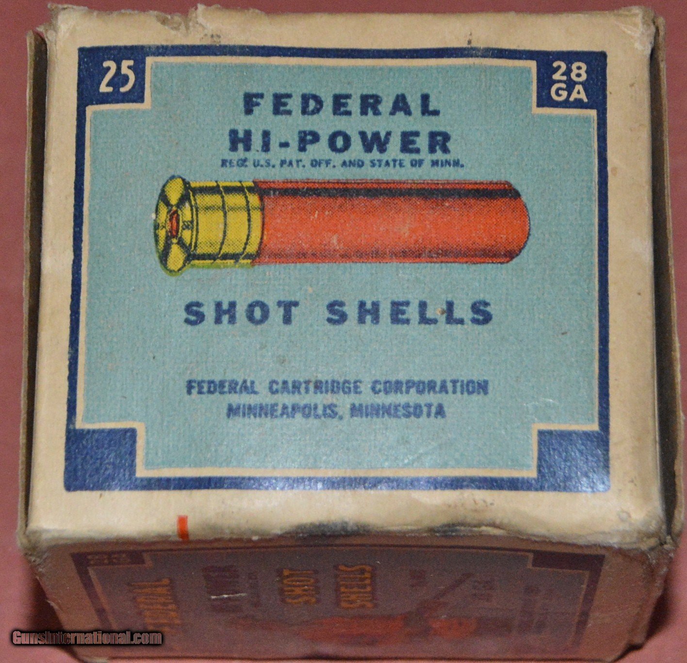 Full Box of Federal 28ga.Paper Shotshells