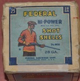 Full Box of Federal 28ga.Paper Shotshells - 1 of 6