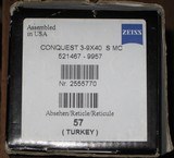 Zeiss Conquest 3x9x40 - 4 of 4