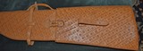 Hand Tooled Leather Rifle Case - 5 of 6
