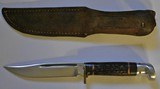 Vintage Western Stag Handled Hunting Knife - 2 of 2