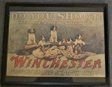 Framed Winchester Ad - 1 of 1