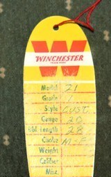 Winchester Model 21 Custom Grade 3" 20Ga. NIB - 19 of 19