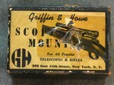 Vintage Griffin and Howe Scope Mount NIB