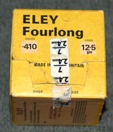 Full Box Eley Fourlong 410 Shotshells - 1 of 5