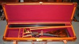 Best Quality 12Ga Sidelcok Ejector in Oak and Leather Case - 1 of 15