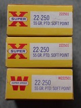 Three Boxes Winchester 22-250 - 3 of 4