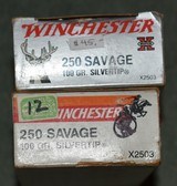 30 Rounds Winchester 250 Savage - 2 of 2