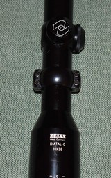Zeiss Diatal C 10x36 Scope W/ Rings - 2 of 3