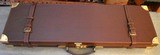 Oak and Leather Shotgun Case - 1 of 4