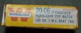 Full box of Wimbledon Cup Match 30-06 Ammuniiton - 4 of 6