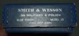 Smith and Wesson Model 10 Box and Paperwork - 4 of 4