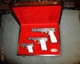 Belgian Browning Renaissance 3 Gun Set NIB - 1 of 7