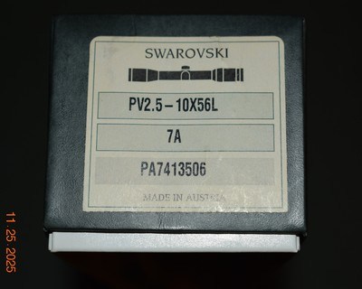 Swarovski 2.5x10x56 Scope - Image 5 of 5