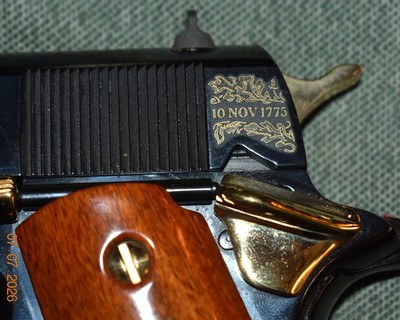 Colt 1911 USMC Commerative NIB - Image 4 of 6