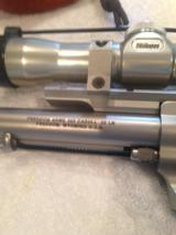 Freedom Arms 252 Casull
22 LR / 22 Mag in 7.5" Barrel w/ Nikon Scope, 2 interchangeable cylinders - 9 of 16