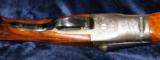 A.H. Fox AE 12 Gauge – Gorgeous Restoration – AAA Stump Burl Walnut – Historically Authenticated - 2 of 15