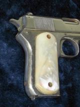 Colt 1903 .38 ACP, Nickel-plated with Pearl Grips - 2 of 11