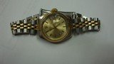ROLEX LADIES 18K SS DATE JUSTOYSTER PERPETUAL - 6 of 7