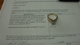 DIAMOND RING LADIES WITH
APPRAISAL LETTER - 7 of 8