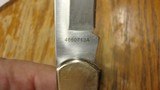 WINCHESTER BRASS AND BONE HANDLE POCKET KNIFE - 4 of 7