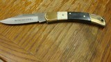 WINCHESTER BRASS AND BONE HANDLE POCKET KNIFE - 2 of 7