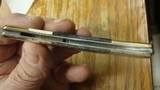 WINCHESTER BRASS AND BONE HANDLE POCKET KNIFE - 6 of 7